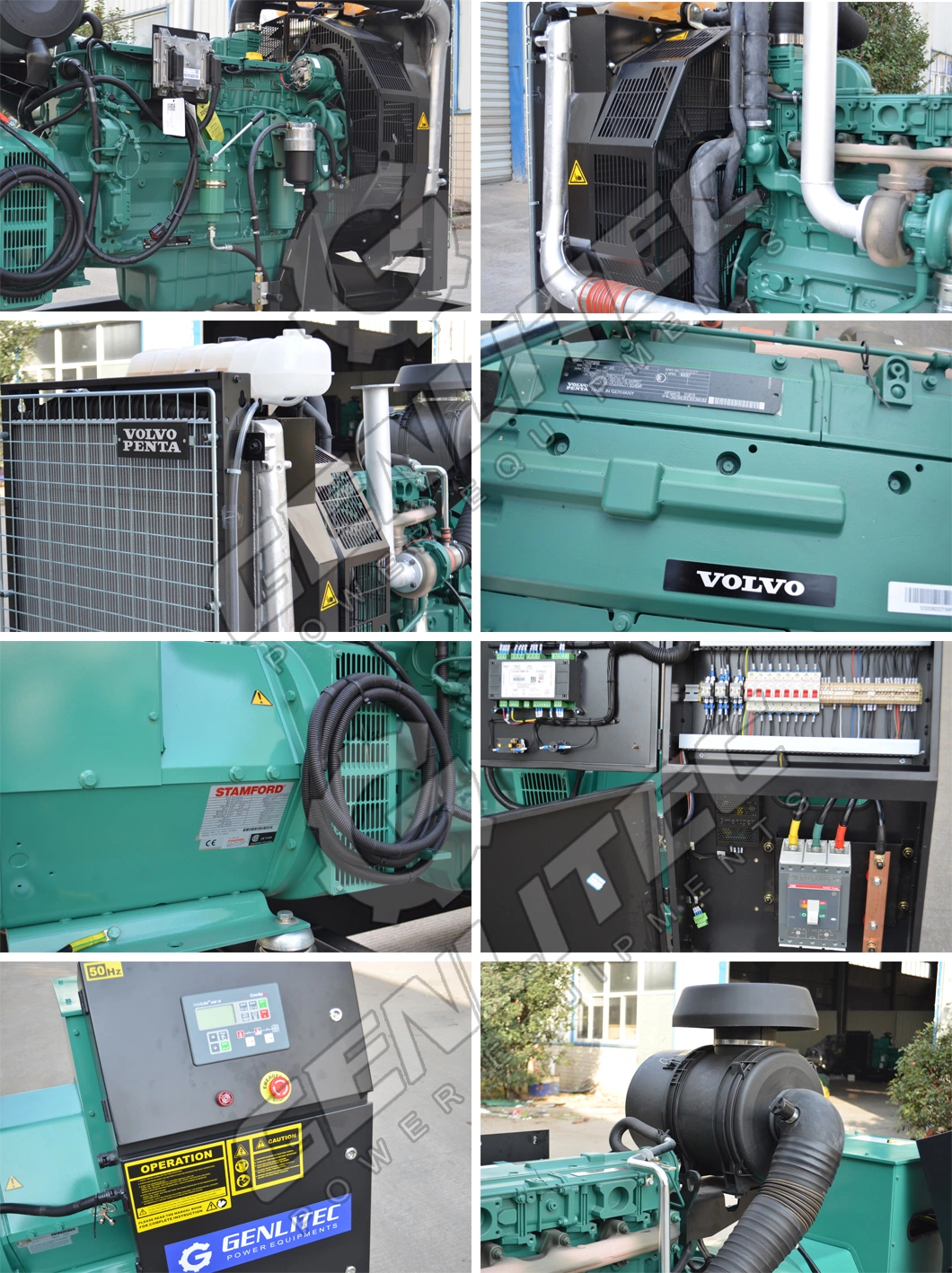 Germany Made Volvo Penta Diesel Engine Tad732ge Powered 150kw/188kVA Diesel Generator