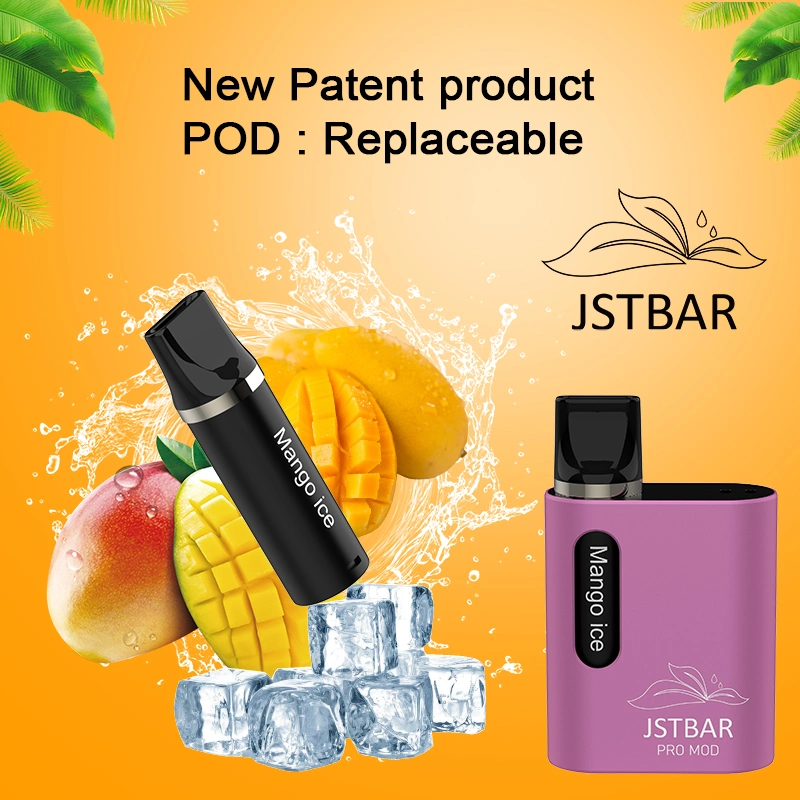 600puff Cartridge Design Replaceable Electronic Cigarette Jstbar OEM ODM Model