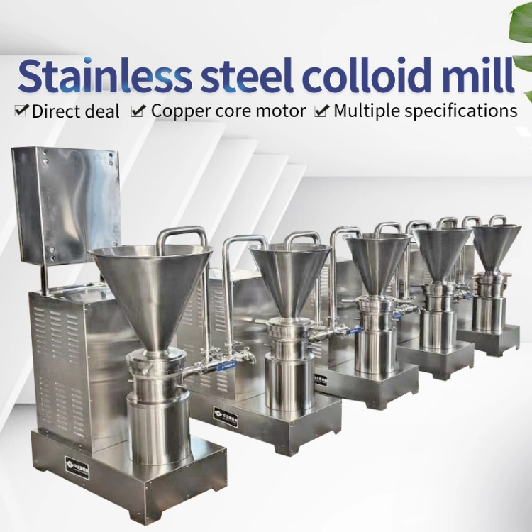 Brazilian Vegetable Juice Circulation Port Stainless Steel Small Colloid Mill