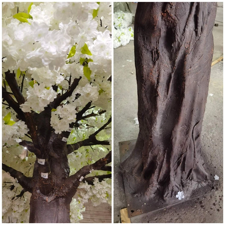 Factory Hot Sale Free Sample Large Fake Wood Tree Artificial Cherry Blossom Tree for Home Decoration