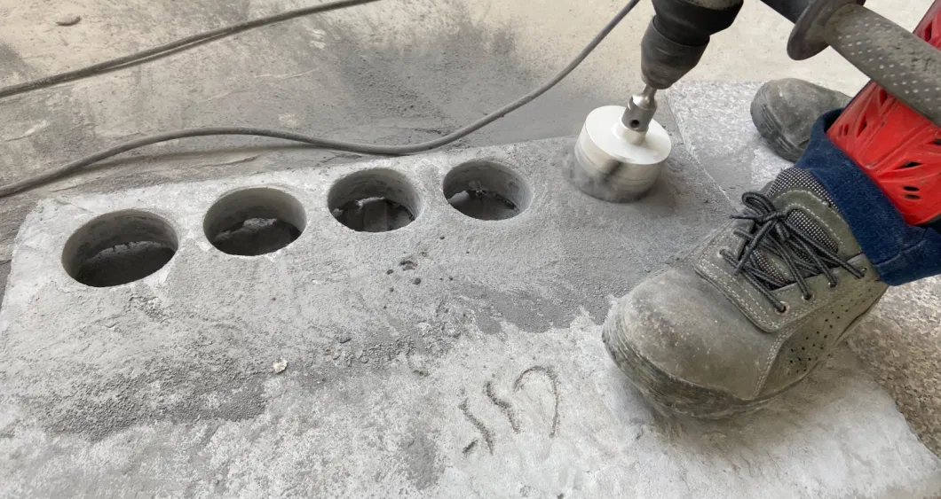 Hot Sale Silver Brazed 68*10*101*M16 Diamond Segments Core Drill Bit for Dry Cutting Reinforced Concrete Beton Common Quality