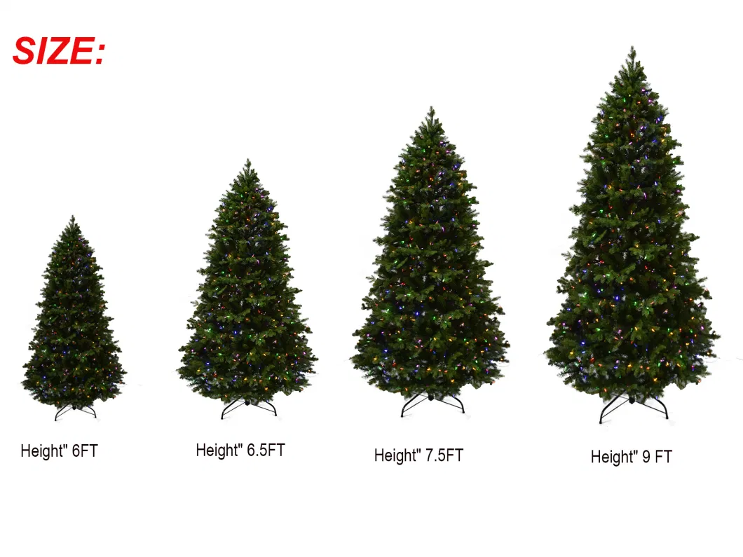 Factory Christmas Decoration 3FT Artificial Canadian Fir Grande Tree Small Faux PVC Green Christmas Tree