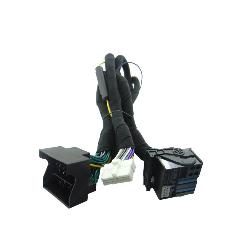 Professional Wire Assembly Manufacture Car Electronics DSP Cable Amplifier Wiring Harness for Vm, Peugeot, BMW, Bens