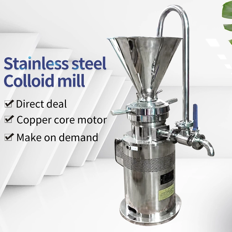 Potato Starch Grinding Equipment Colloid Mill Manufacturer Stainless Steel Colloid Mill for Food