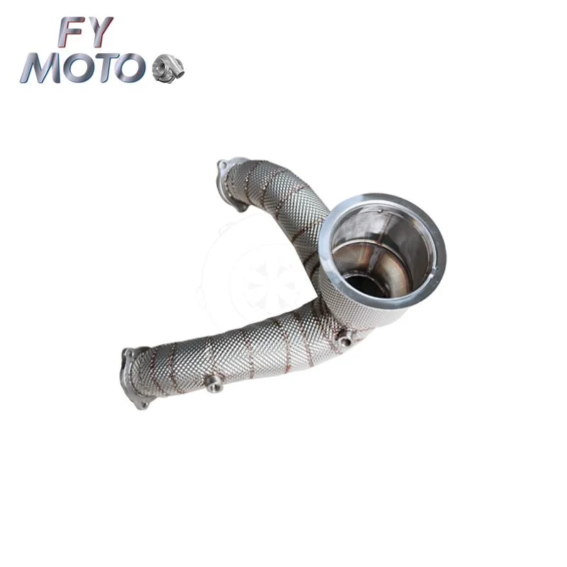 China Factory Audi S5 Catless Heat Shield Exhaust Downpipe