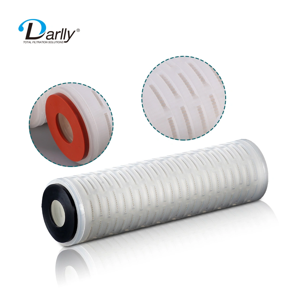 China Manufacturer High Performance Polyethersulfone (PES) Membrane Pleated Filter Cartridge