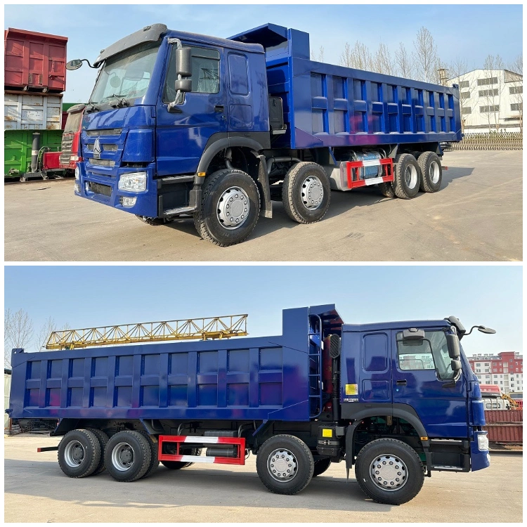 8*4 Used Tipper HOWO Trucks Dump Truck Volquete 12 Wheel Camion Sinotruk