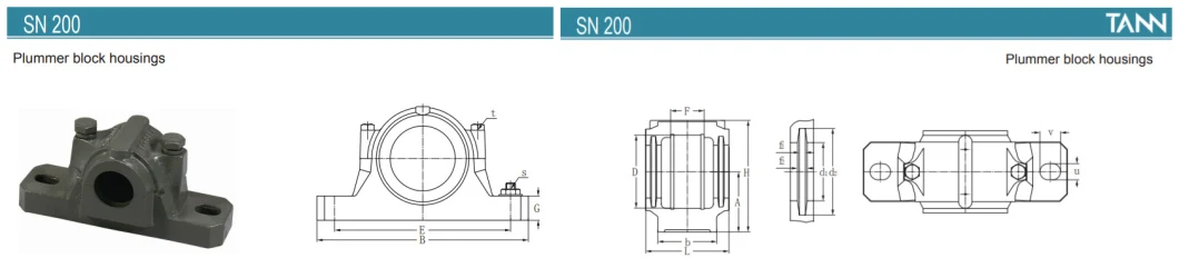 Top sale plummer block housings SN 200 Series/SN 209/SN 218/wholesale cast iron housing/full range housing/bearing housing