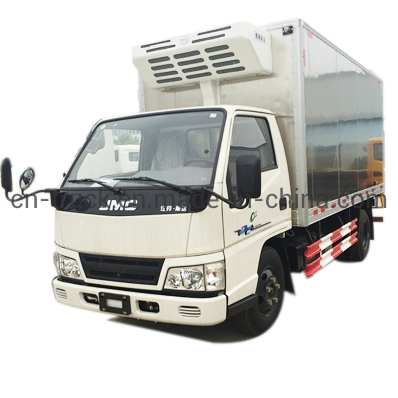 China New Jmc 3t 4ton Refrigerated Van Freezer Van Reefer Truck