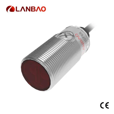  Lanbao Metal Diffuse Reflection 100cm 10-30VDC NPN Infrared LED Photoelectric Sensor