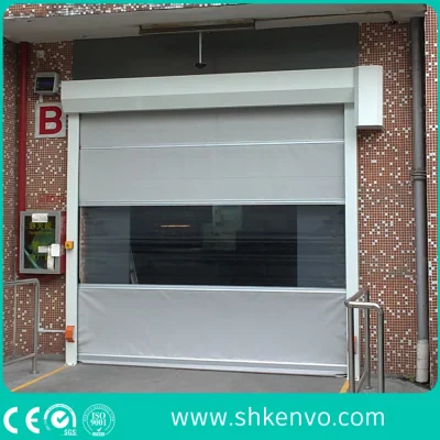  Automatic PVC Curtain High Speed Rolling Shutter Door for Conveyor