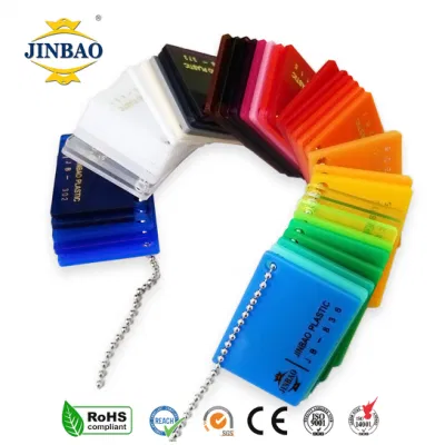 Jinbao Manufacturer 3mm 2mm 5mm PMMA Glass Panel Board Cast Marble Solid White Black Colorful Transparent Plexiglass Glitter Clear Plastic Acrylic Sheet