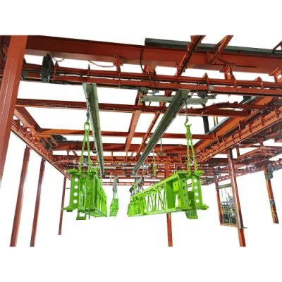 Industrial Overhead Hanging Power and Free Conveyor System Used in Coating Line