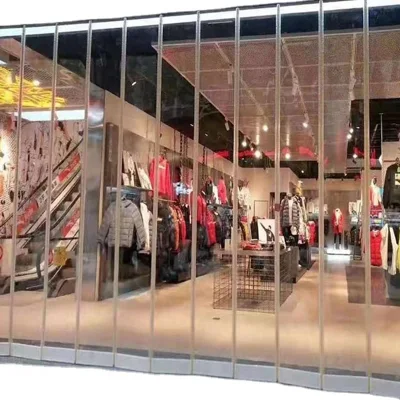 Shopping Mall Factory Self-Priming PVC Magnetic Door Curtain