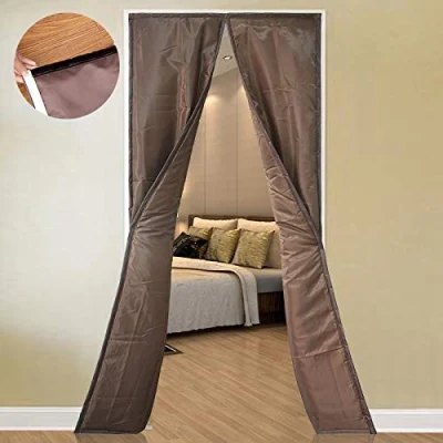Thermal Insulated Household Magnetic Screen Curtains Doors, Home Winter Very Warm Wind Curtain