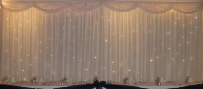  Concert Backdrops Foldable LED Star Cloth Fabric LED Starlit Curtains with DMX Control