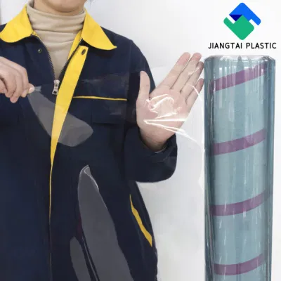 Jiangtai Plastic High Quality PVC Transparent Film Super Clear Flexible PVC Soft Sheet Rolls