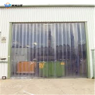 Extruding Flexible Clear Transparent Yellow Plastic Cold Room Door Rolls Magnetic PVC Strip Curtains