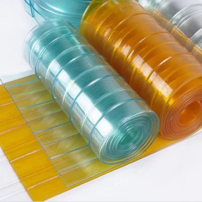 Cold Room Freezer Polar Transparent and Colored Industrial Plastic Strip PVC Curtain in Roll