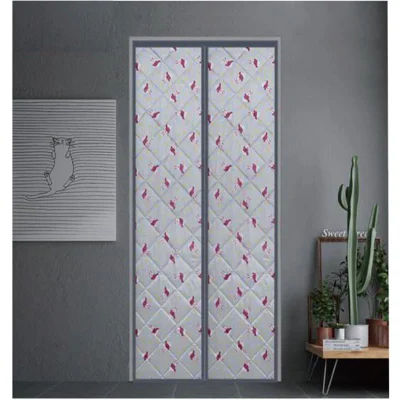  Magnetic Thermal Insulated Door Curtain-Specifically for Cross-Border Weatherproofing Oxford Material Center Opening Insulation Curtain