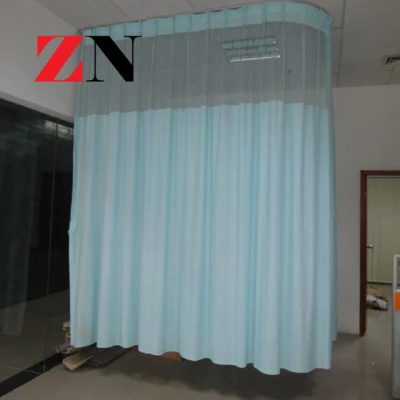 Factory Custom Cheap Hospital Cubicle Curtain Hook Top Medical Curtain for Hospital