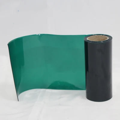  Amber Dark Green No Transparent PVC Welding Curtain