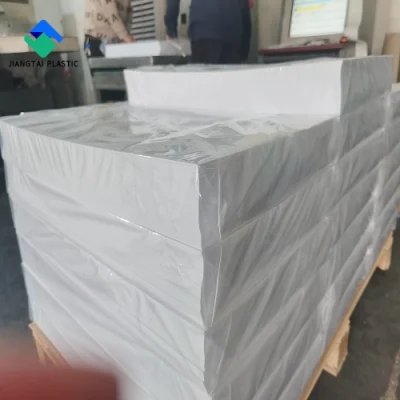  Jiangtai Opaque White Rigid Glossy Matt 1mm PVC Sheet for Offset Printing
