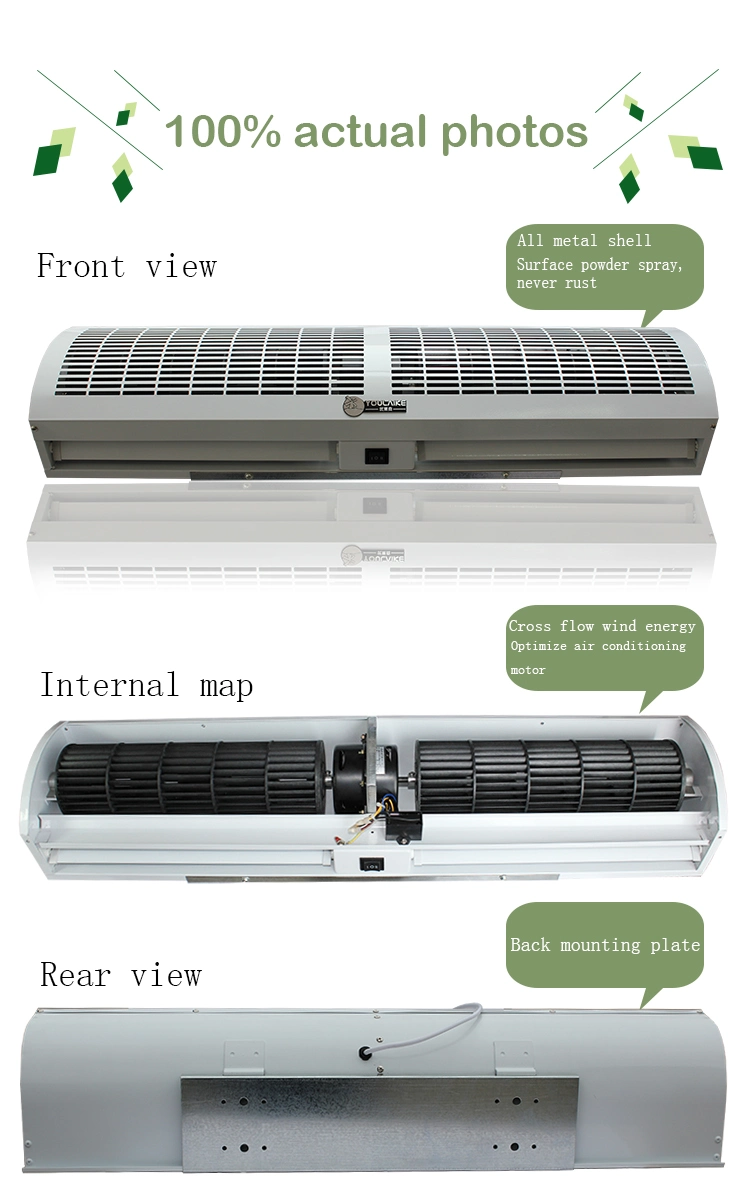 Door Air Curtains Industrial Air Curtains for Shopping Mall Door