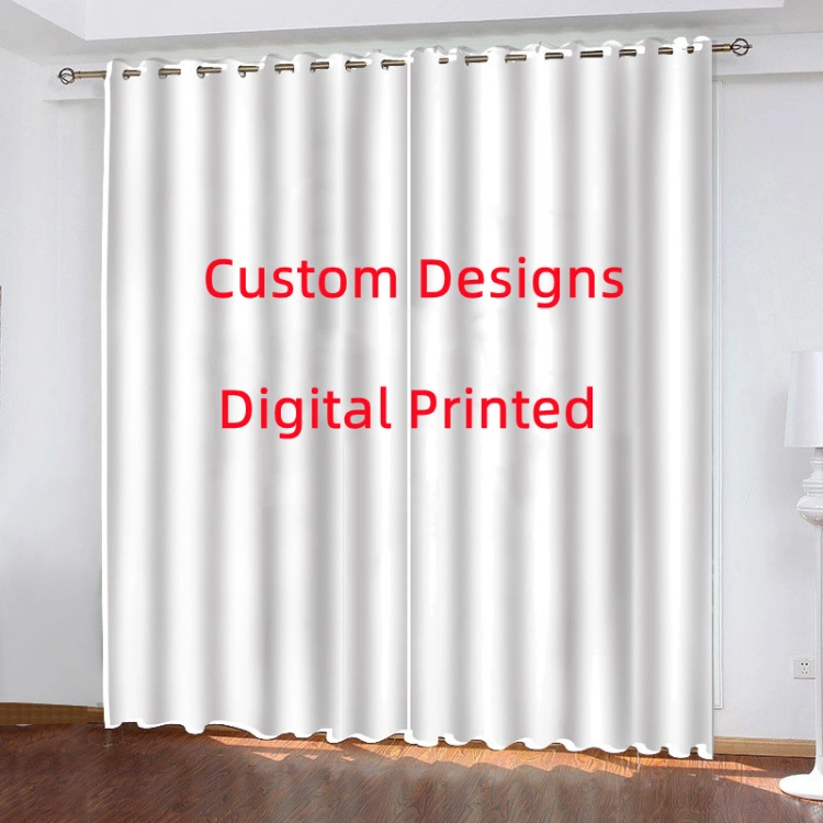 Digital Printing Blackout Classic Custom Design Blackout Curtains