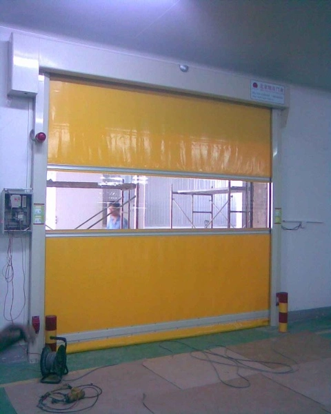 Safety PVC Warehouse Sanitary Dust Proof High Speed Rolling Fast Door Shutter