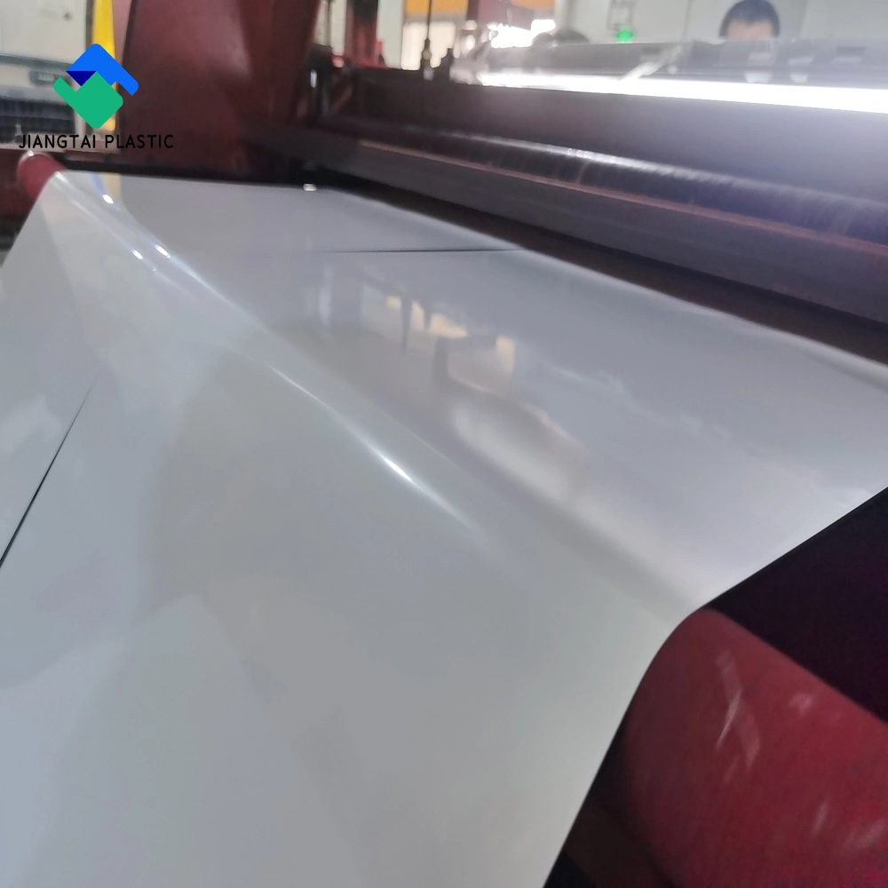 Jiangtai Opaque White Rigid Glossy Matt 1mm PVC Sheet for Offset Printing