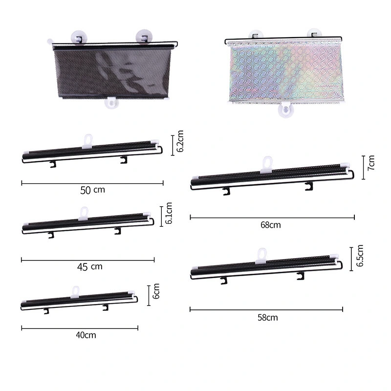 Auto Rolling Sun Shield Window Insulation Curtain Car Telescopic