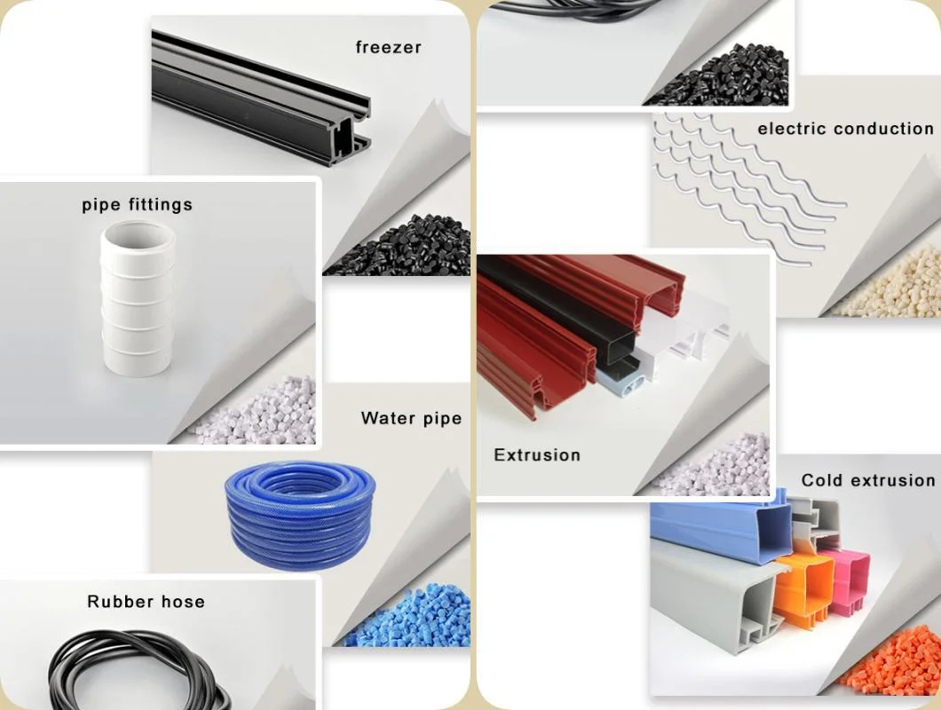 Injection Extrusion and Blowing Moulding Natural Color Virgin Plastic Flexible Rigid PVC for Pipes Cable Wire