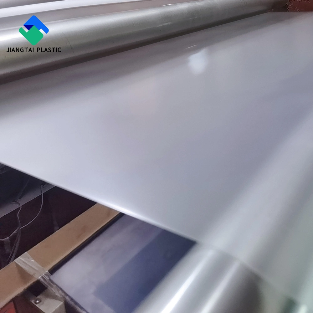 Jiangtai Opaque White Rigid Glossy Matt 1mm PVC Sheet for Offset Printing