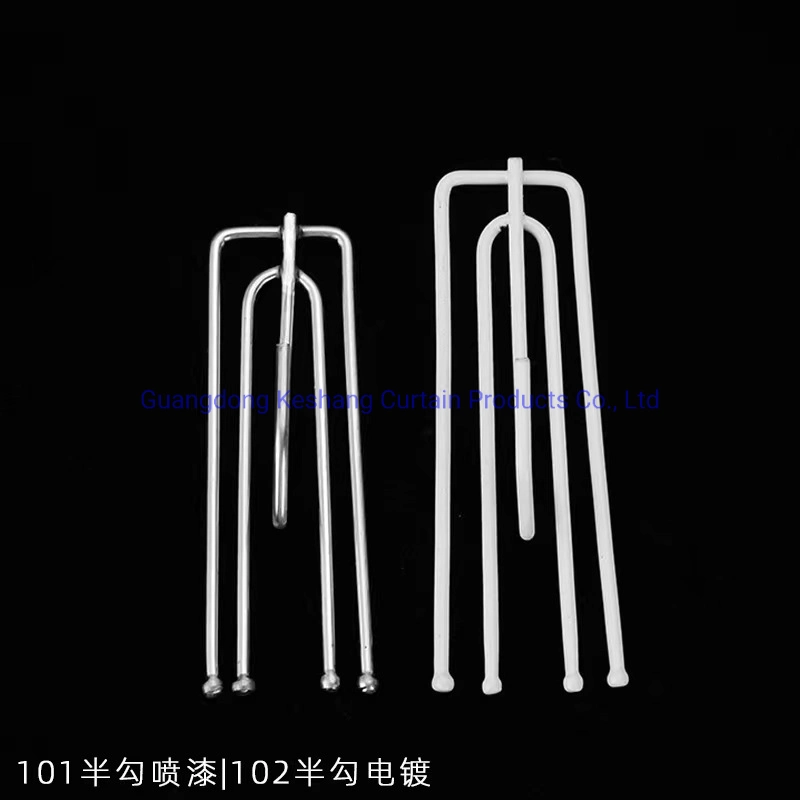 Stainless Steel Four Fork Hook for Curtain Tape Curtain Track