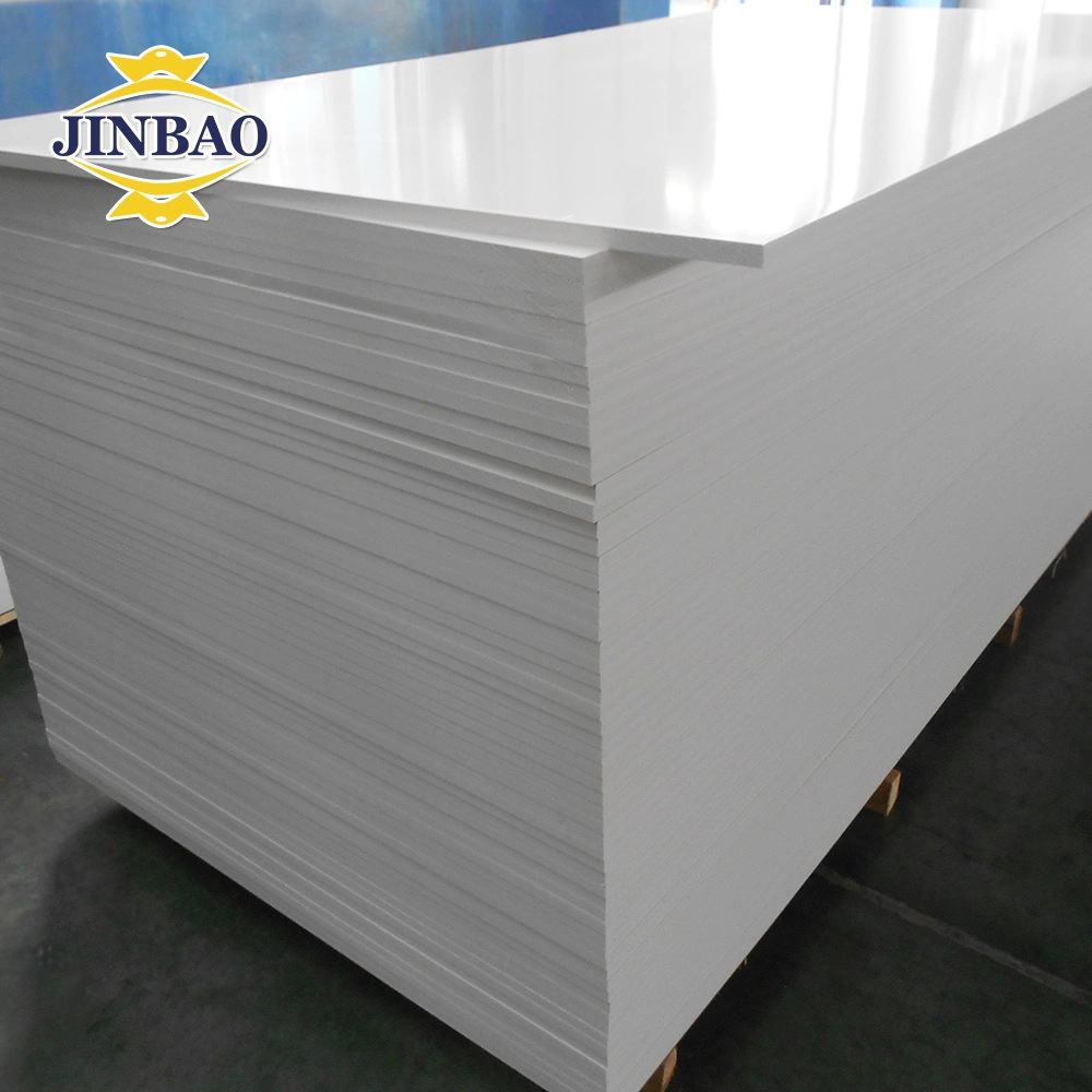 Jinbao 1224*2440mm 1mm Rigid White Black 3mm 2mm Expanded Celuka High Density Colored PVC Forex Panel Sheet