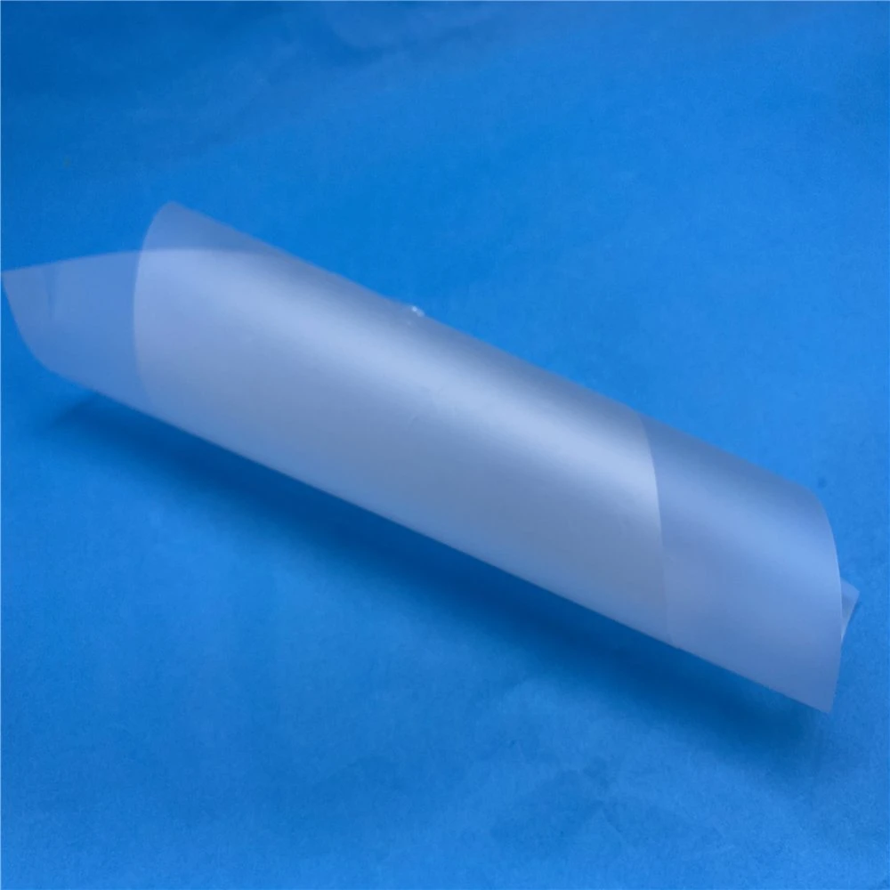 Custom Print Roll Plastic Film Inkjet Printing PVC Coated Overlay Rigid Frosted Plastic Transparent PVC Sheet for Card