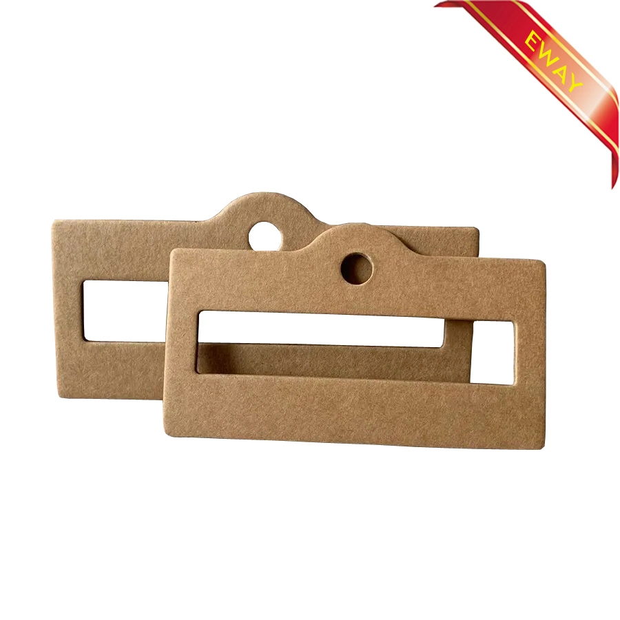 Kraft Paper Hanger Printed Cardboard Hanger for Socks Shoes