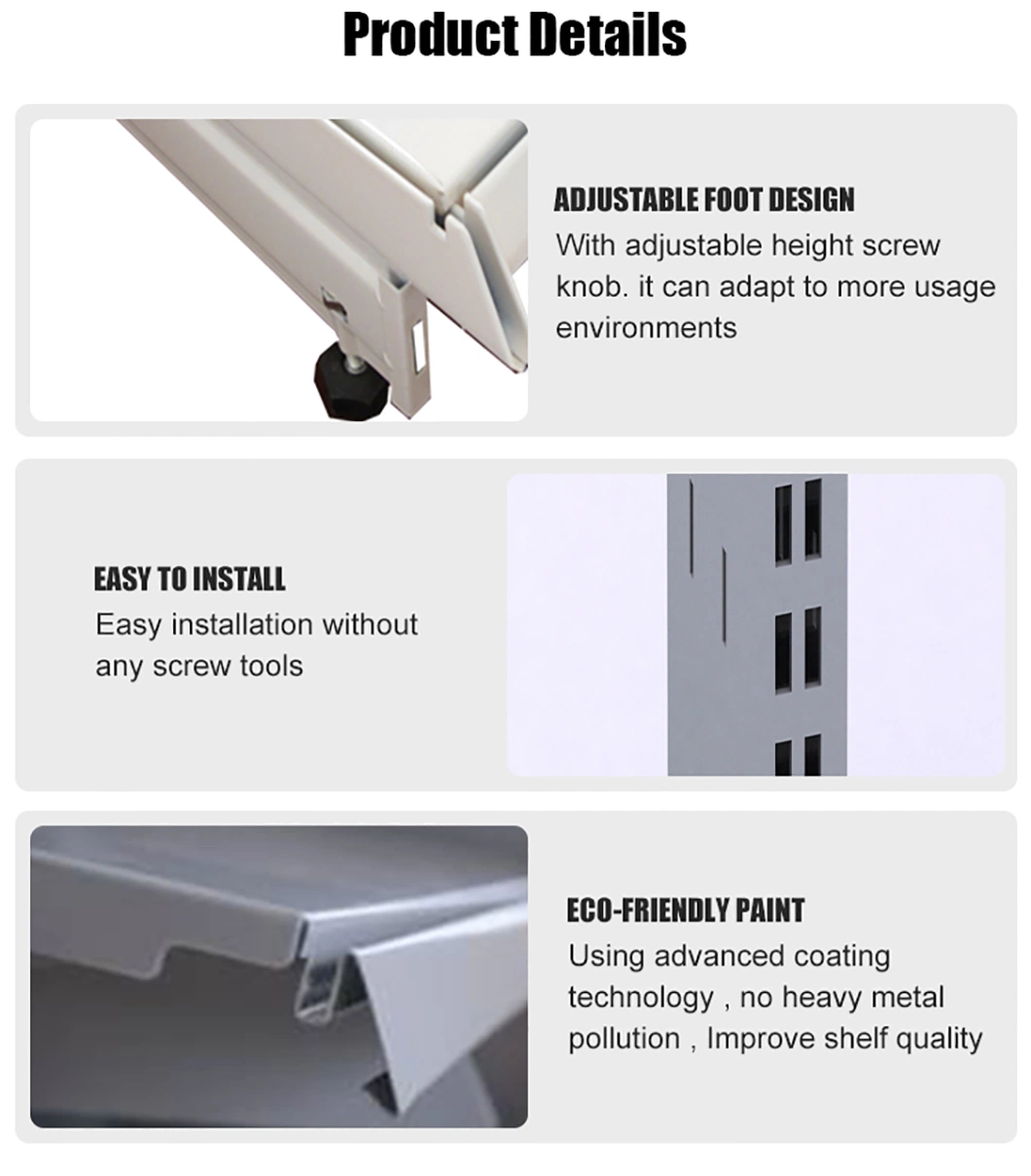 Muti-Functional Durable Supermarket/Grocery/Retail Store Display Shelving