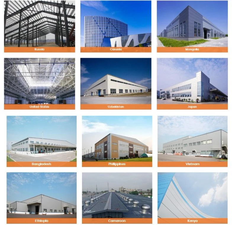 Light Steel Structure Building for Workshop/Warehouse/Office Building/Hanger/Cow Shed with CE/FM