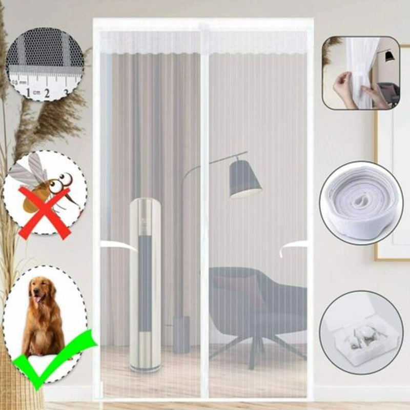 New Design Magnetic Door Screen Curtain Fly Mosquito Net Door