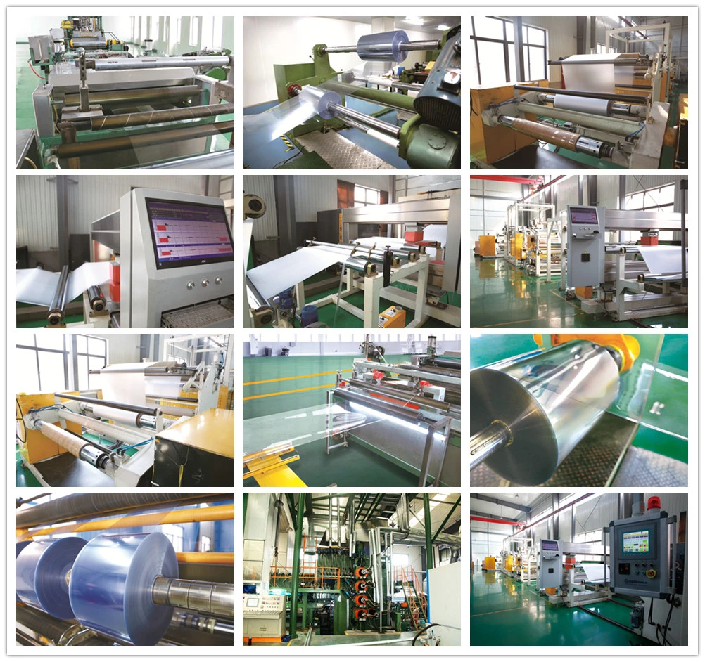 Custom Print Roll Plastic Film Inkjet Printing PVC Coated Overlay Rigid Frosted Plastic Transparent PVC Sheet for Card