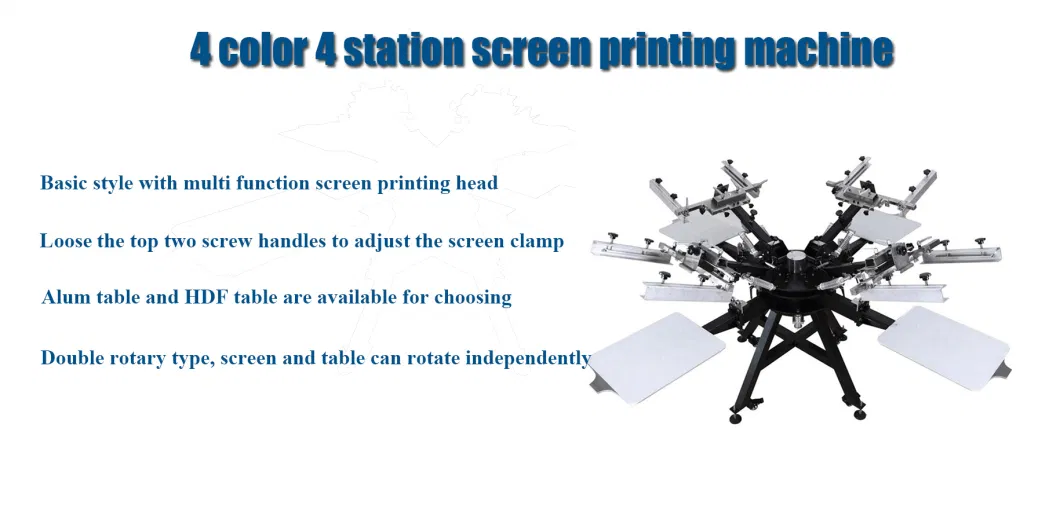 Spider Cheap Manual Octopus Stores with Screen Printing Supplies Machinemanual