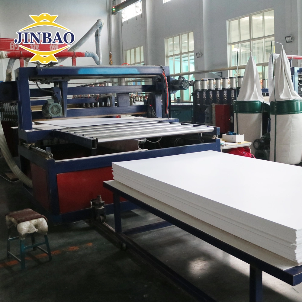 Jinbao Kenya Rigid 4*8 Free Foam Board PVC Forex Board 3mm 4mm 5mm Production Line PVC