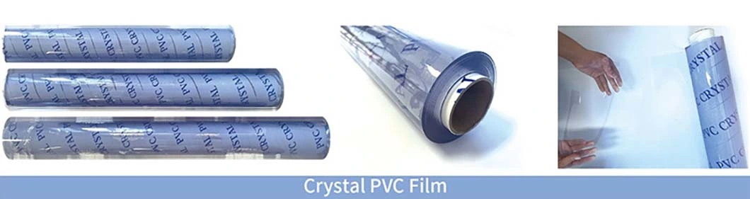 High Quality Flexible PVC Strips Plastic Sheets Waterproof Super Clear PVC Cover Transparent Soft PVC Film Roll for Table Cloth