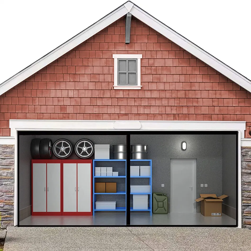 Dustproof Garage Magnetic Curtain-Magnetic Thermal Insulated Door Curtain