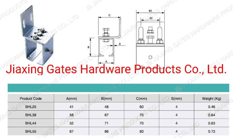 Hang Wheel Hanging Door Roller and Track