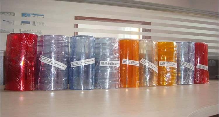 Guangzhou Manufacturer Flexible PVC Curtains and Rolls