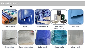 UV Protection PVC Coated Mesh Fabric Sunscreen Textile for Roller Blinds