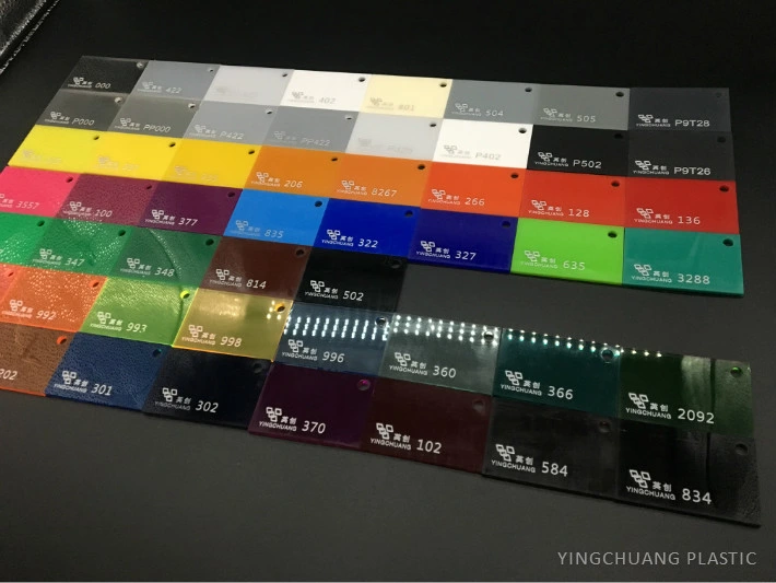 1220 X 2440mm 3mm Factory Wholesale Color and Clear Acrylic Sheet